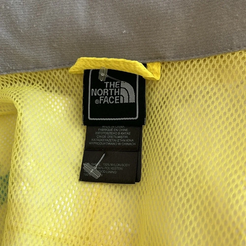 The North Face Hyvent Youth Girl Yellow Rain Jacket. Size XL 18 - Picture 14 of 15